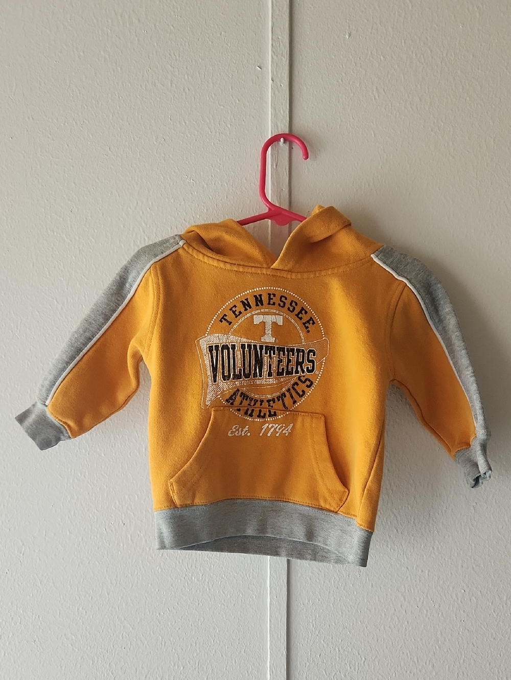 NCAA Kids Hooded Sweatshirt in Orange & Gray - Volunteers Logo